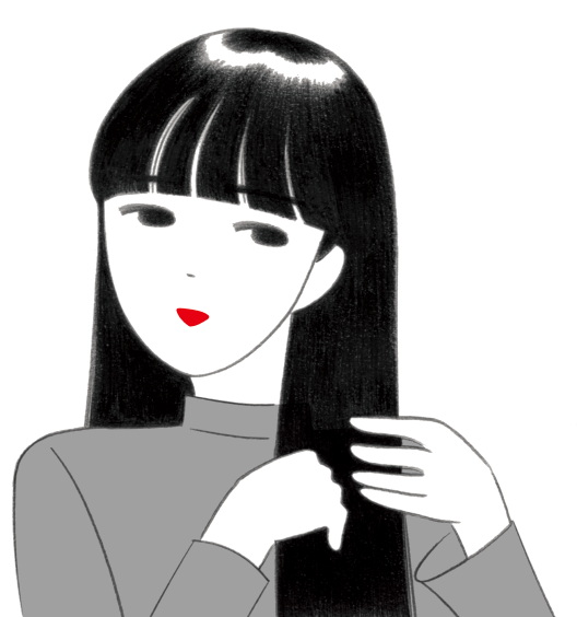 熱ダメージを抑え、ツヤとまとまりへ。